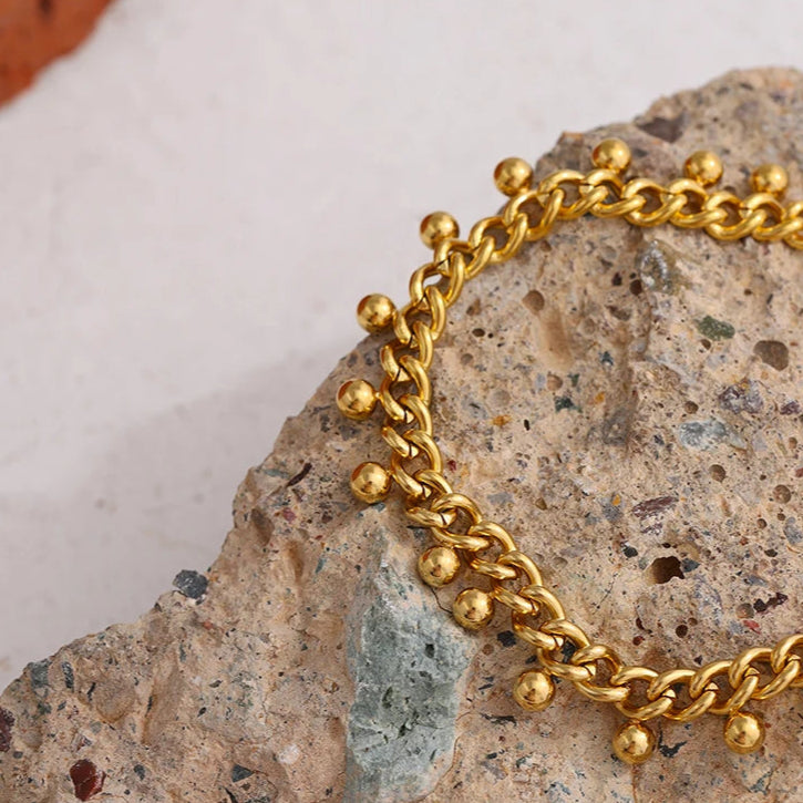 Stainless Steel Bead Bracelet