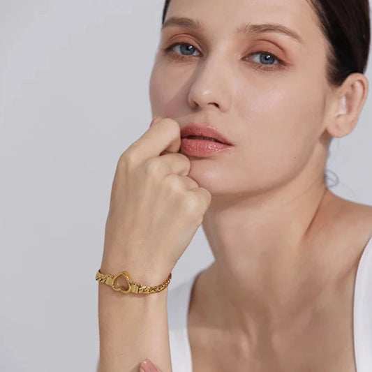 Hollow Heart Bracelet