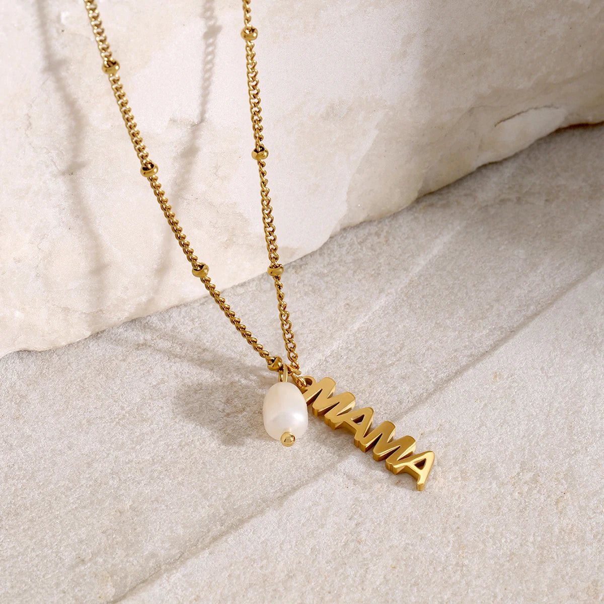 Mama Pendant Necklace