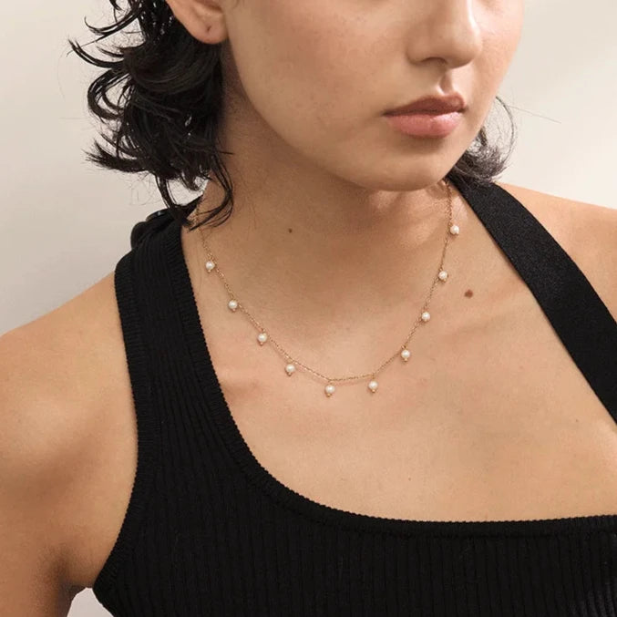 Shell Pearls Necklace