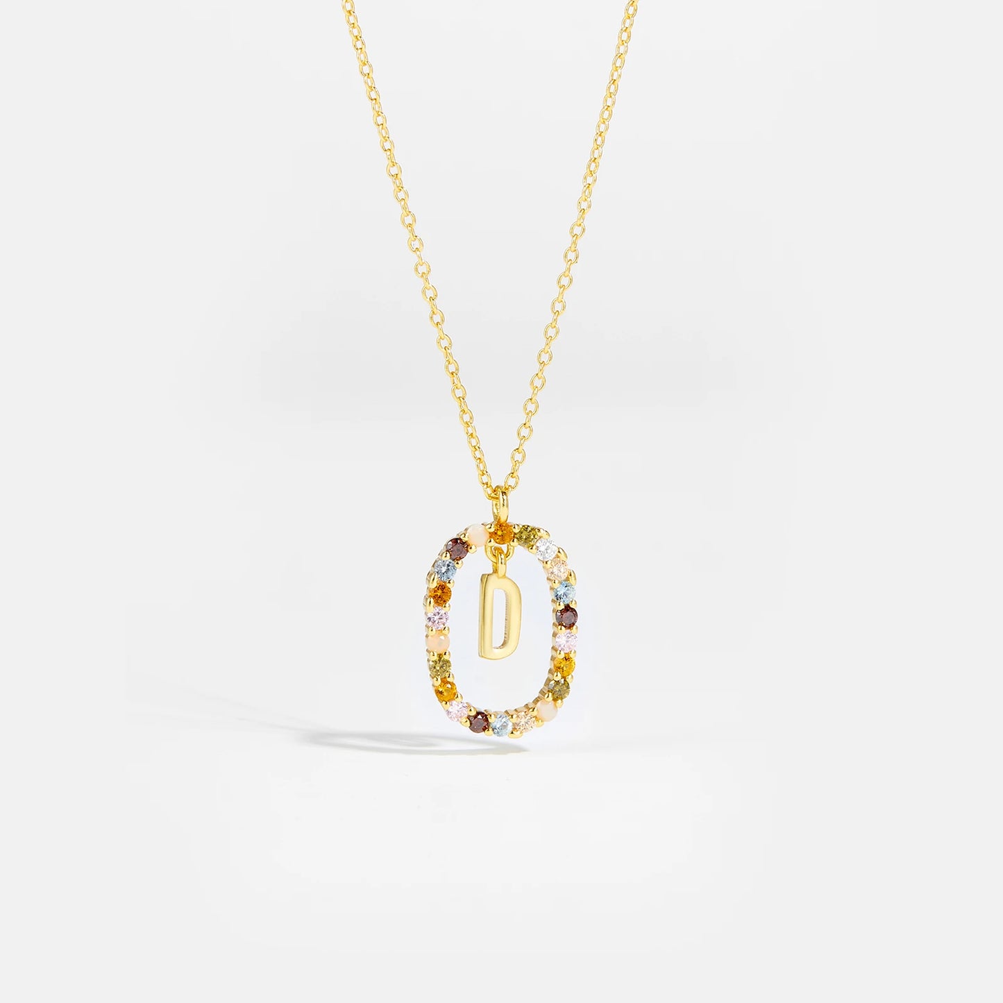 Capital Letter Gold Necklace