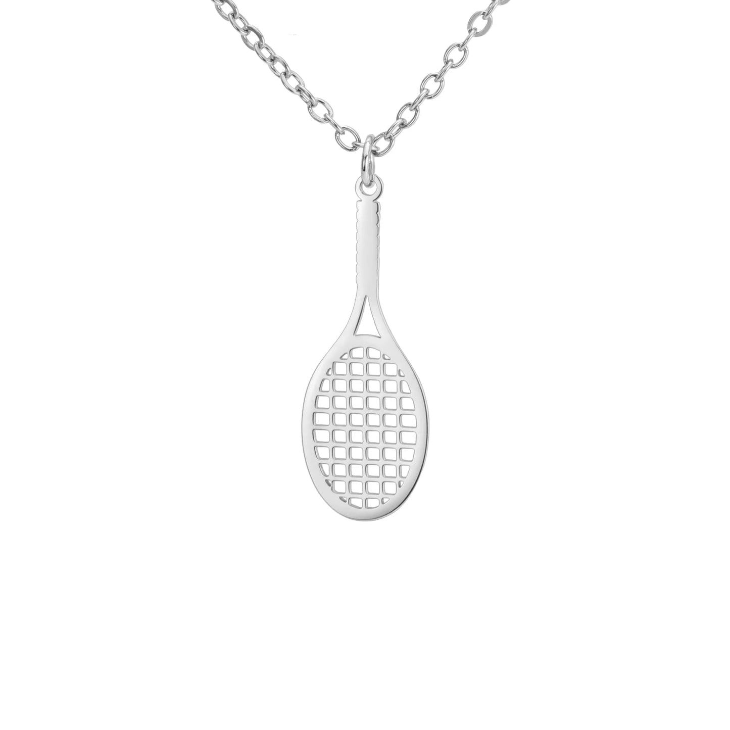 Tennis Simple Racket Necklace