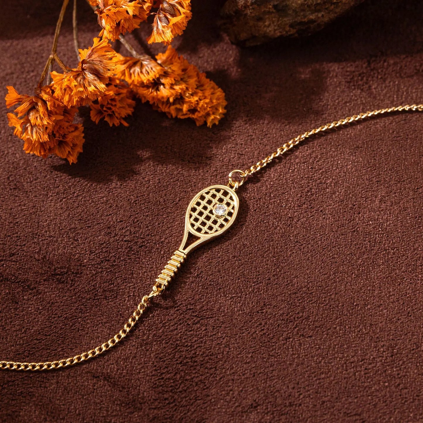 Tennis Racket Necklace