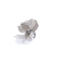 Flower Big Hoop Adjustable Ring