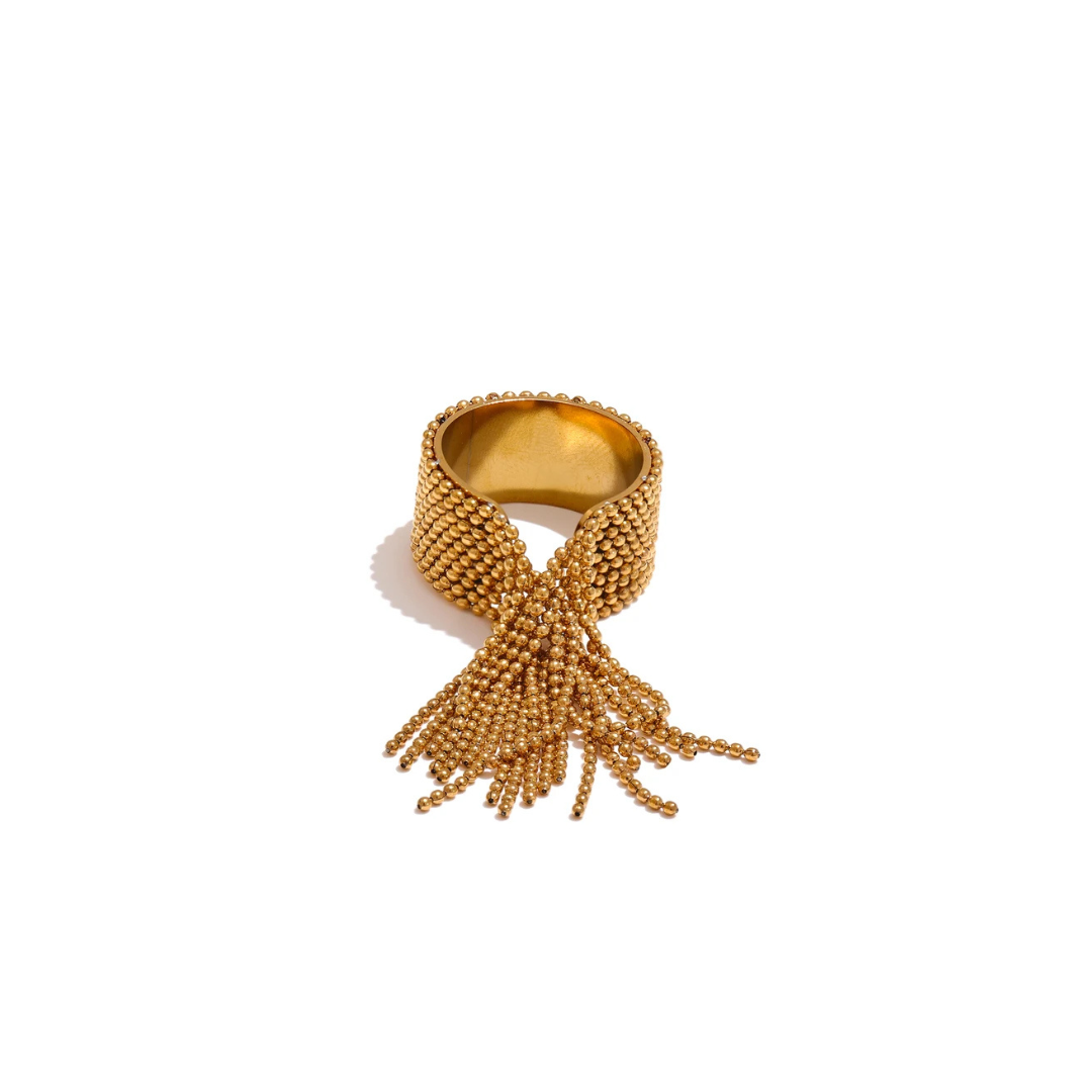 Tassel Finger Ring Adjustable