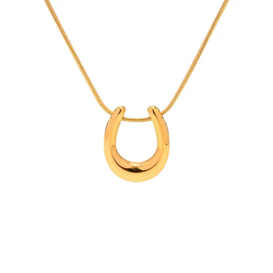 Horseshoe Necklace Stainless Steel