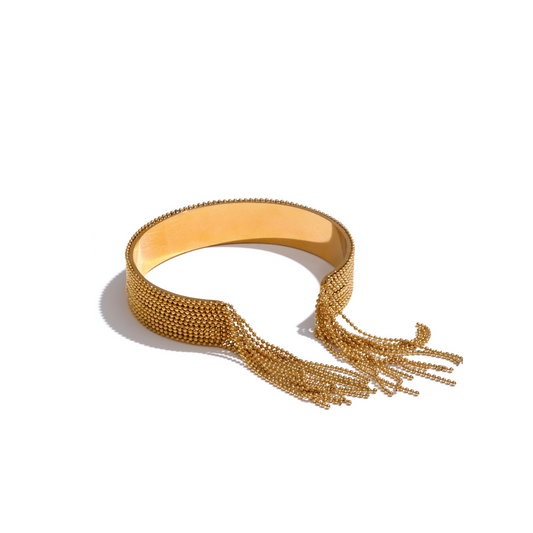 Tassel Cuff  Bracelet