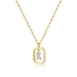 Gold Inital Pendant Necklace