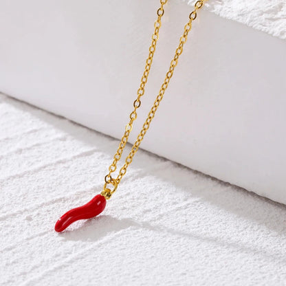 Chili Red Necklace