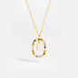Capital Letter Gold Necklace