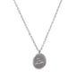 Round Pendant Necklace Statement 18 K