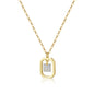 Gold Inital Pendant Necklace