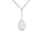 Tennis Simple Racket Necklace