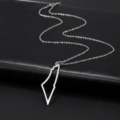 Line Map Necklace