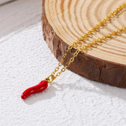 Chili Red Necklace